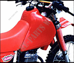 Réservoir Flash Red 16 litres Honda XR250R de 1986 à 90 - RESERVOIR XR250RG+ 16L